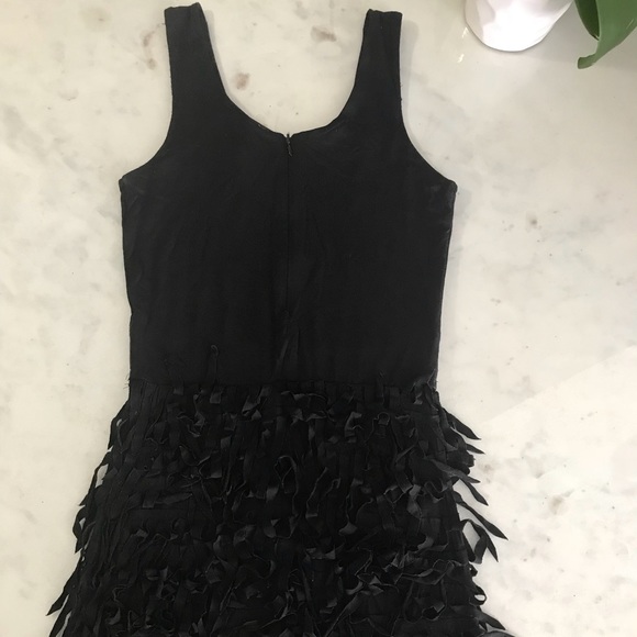 LITTLE BLACK DRESS w fringe - Picture 3 of 3